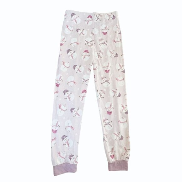 Milkberry Toddler‎ 3T Girl Bamboo Pajama Bundle 2 Sets + Socks Pink Snowman Dots - Picture 9 of 11